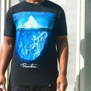 Primitive Iceberg Since Forever Black T Shirt ❄️❄️